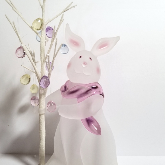 Other - Easter Bunny Tree w/Glass Eggs